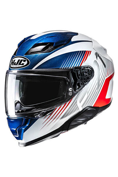 HJC F71 Catos MC21 Kapalı Motosiklet Kaskı Mavi Kırmızı