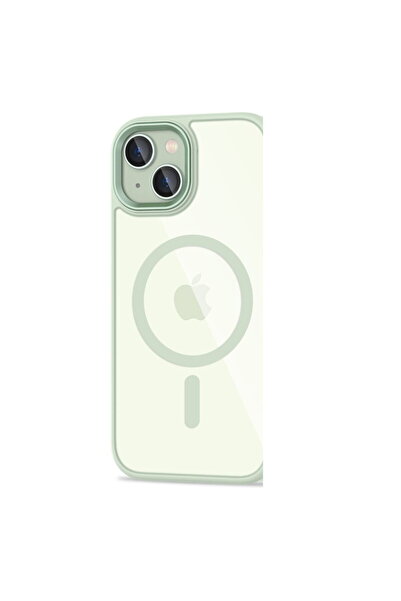Tech-Protect Θήκη MagMat MagSafe για iPhone 15 Πράσινη/Διαφανής