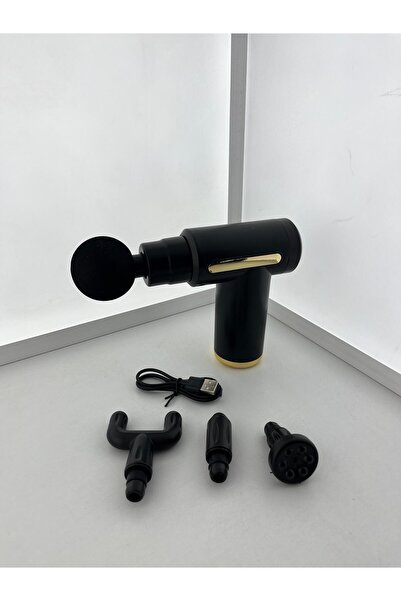 Lizbon LF-6140 Masaj Tabancası 6 Kademeli Şarjlı Kas Gevşetici Massage Gun