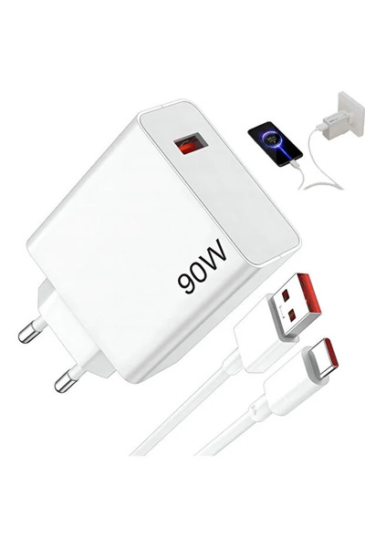 BERZELTECH Type-c 90(WATT) Ultra Hızlı Şarj Aleti Adaptör Kablo Set avda