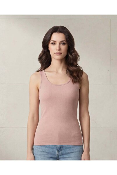 REDTAG Women Pink Basic Plain Vest