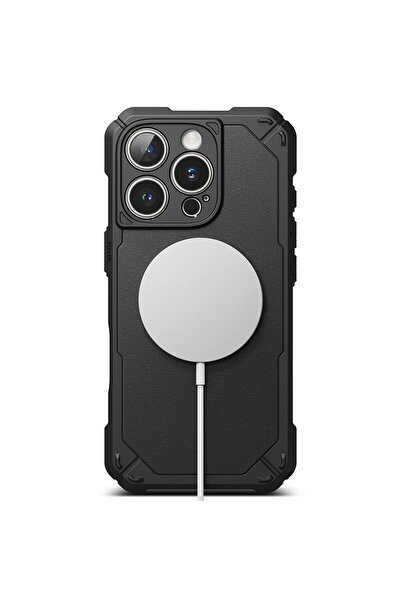 Ringke Carcasă Rugged Gear MagSafe pentru iPhone 16 Pro - Neagră