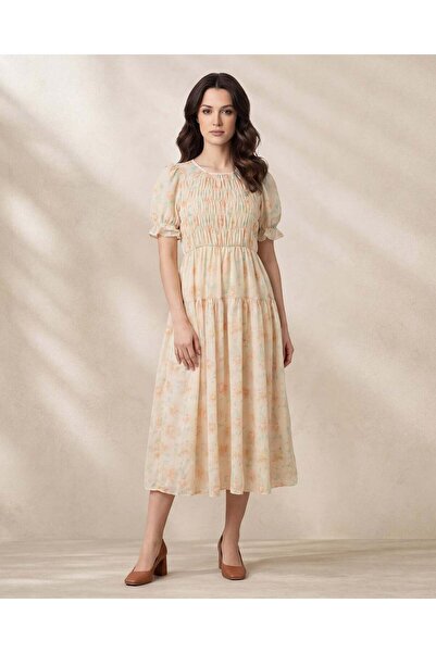 REDTAG فستان نسائي أصفر كاجوال