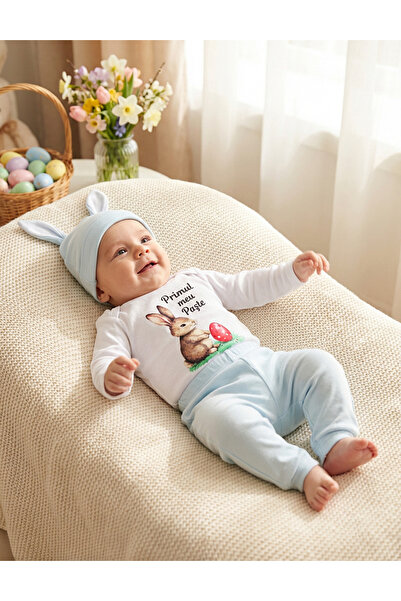 MiniKids Set 3 piese Minikids, Primul Meu Paste, blue