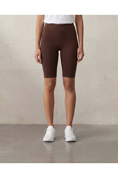 REDTAG Women Brown Biker Shorts