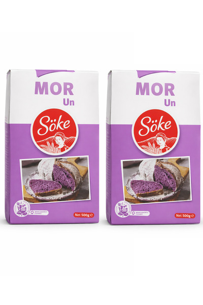 Söke Mor Buğday Unu 500 gr x 2 Adet