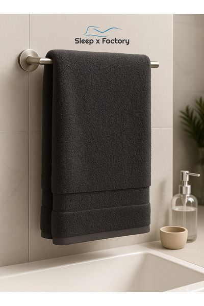 Sleep x Factory Hand Towel – 100% Cotton, Soft & Absorbent – 50x80 cm