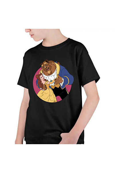 OEM Παιδικό μπλουζάκι Waltz με την Πεντάμορφη και το Τέρας για αγόρια