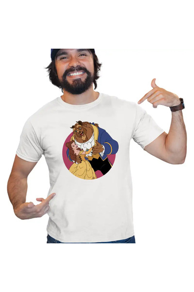 OEM Ανδρικό T-Shirt Η Πεντάμορφη και το Τέρας Βαλς