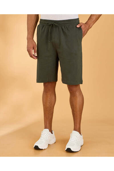 REDTAG Men Brown Cotton Terry Pyjama Bottom