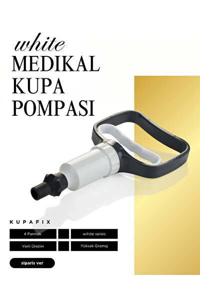 KUPAFİX 4 Parmak Hacamat Kupası Pompası Vakum Aleti