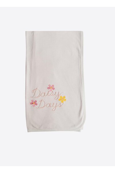 kitikate Organic Daisy Days Blanket Pink