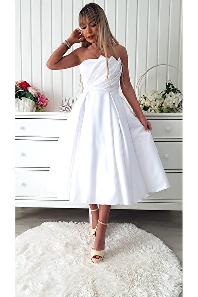 Voguesta Best Civil Wedding Dress White