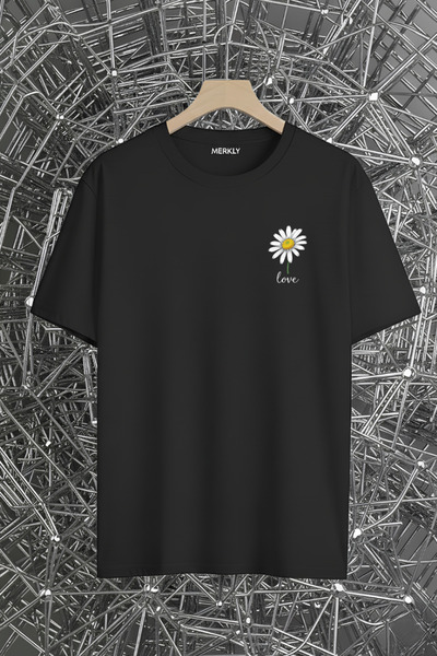 barsdepo Daisy Printed T-Shirt, Oversize Unisex T-Shirt Kids / Adults