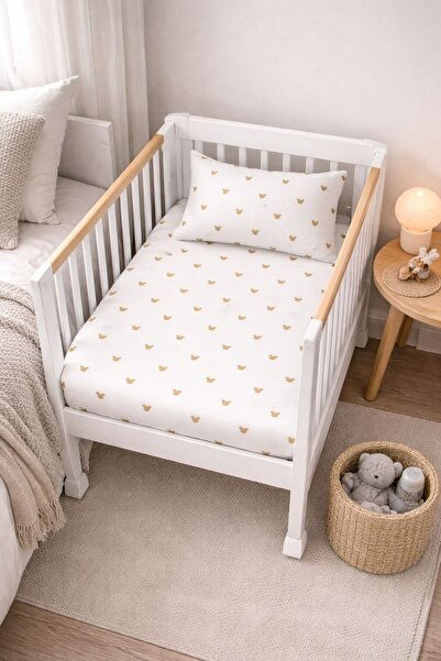 YUSRAMODA طقم ملاءات مطاطية لسرير الأطفال من آني ياني مقاس 50-60×90 سم