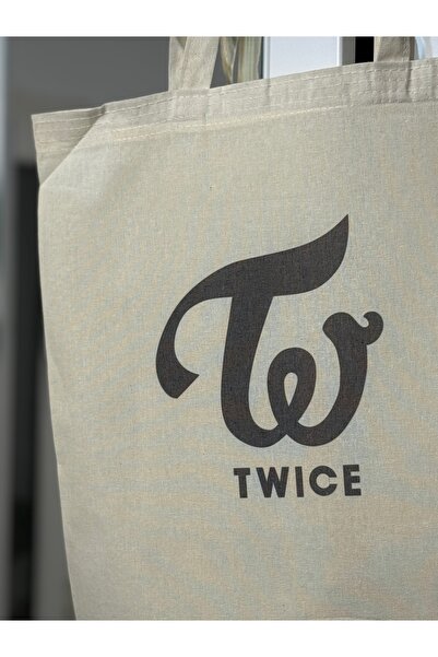 redame Twice Logo Idol Y2K Cloth Bag Tote Bag Cant Stop Me