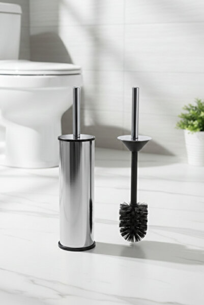 Bürke Хромирана четка за тоалетна и тоалетна от неръждаема стомана Четка за баня
