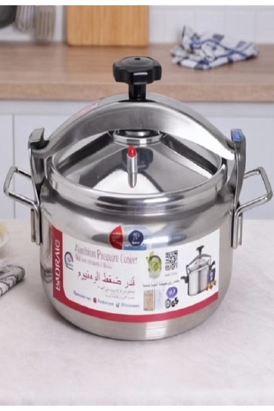 Generic 10-liter wide aluminum pressure cooker