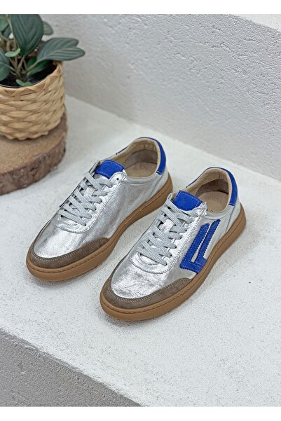 NUR KARACA 26Y-055-Sandra Genuine Leather Orthopedic Flat Sole Sneaker Sports...