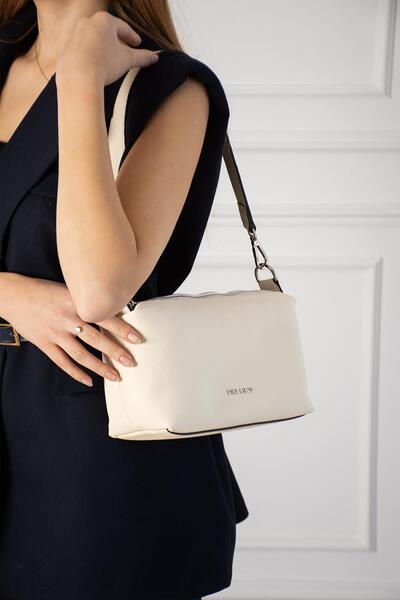 PIEL LINO Women's Genuine Leather Shoulder and Crossbody Bag Pl037-D Beige