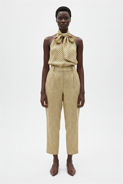 Perspective Çok Renkli Yüksek Bel Pantolon