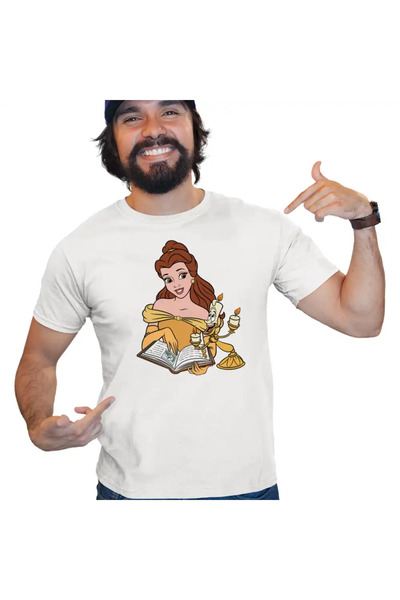 OEM Men's T-Shirt Beauty and the Beast Candle
