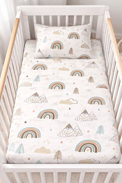 YUSRAMODA مجموعة ملاءات سرير مطاطية بنمط ميكي للأطفال/حديثي الولادة