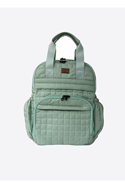 kitikate Rona Quilted Backpack Mint