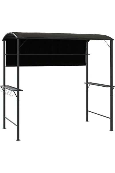 vidaxl Gazebo With Roof 220x110x200 Cm Anthracite