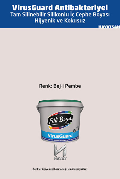 Filli Boya VirusGuard -Tam Silinebilir - Yıkanabilir Silikonlu İç Cephe Boyas...