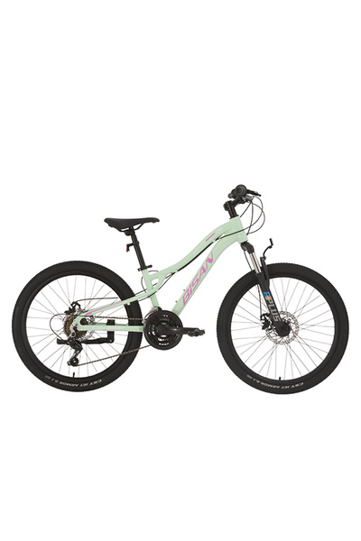 Bisan KDX 2800-D KADIN DAĞ BİSİKLETİ 30CM MD 24 JANT 21 VİTES MİNT YEŞİL PEMB...