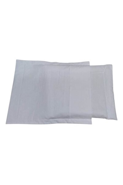 Albatex Home Baby pillow set 30x40x2 cm with pillowcase, M240 White, 100% ran...