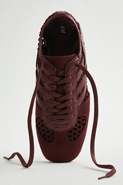 H&M Tığ İşi Görünümlü Spor Ayakkabı