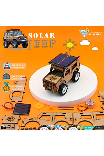robotikşeyler Solar Jeep Stem Seti