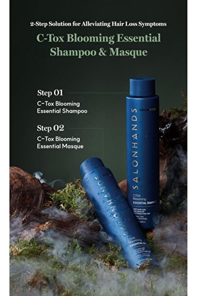 Salonhands C.TOX Blooming Essential Masque 250ml – Hair Fall Control & Anti-Dandruff Hair Mask for Oily Scalp