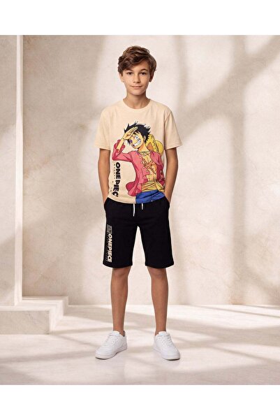 REDTAG طقم بيجاما للأولاد الكبار، قطعة واحدة أو قطعتين، لون بيج