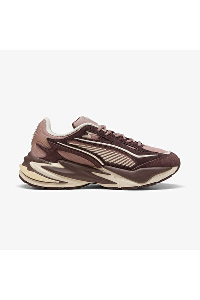 Puma Rs Surge Hairy Suede Unisex Brown Sports Shoes