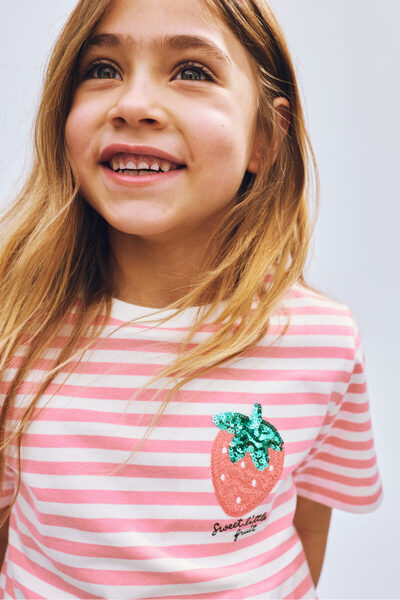 H&M Motif Detaylı Tişört