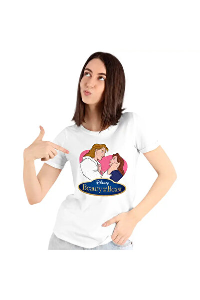 OEM Women's T-Shirt Beauty and the Beast Print