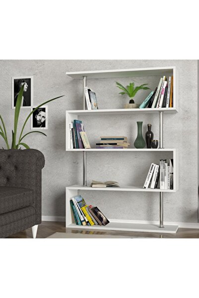 UnicUtil Βιβλιοθήκη, Γεωμετρικό Καταφύγιο, UnicUtil, 90 x 25 x 129 εκ., Alb, ...