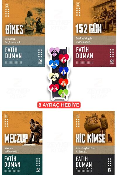 Nesil Yayınları Fatih Duman-Bikes-Hiç Kimse-152 Gün-Meczup-8'li Özel Tasarım ...
