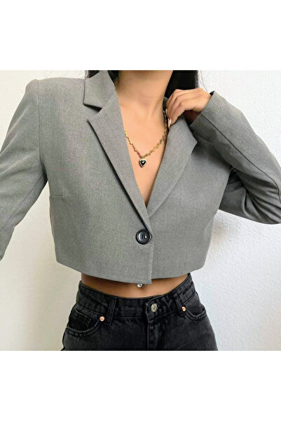 Mad Diva Short Grey Jacket, Marya