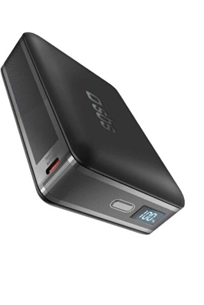 SBS Powerbank 10000mAh 30W LCD Black