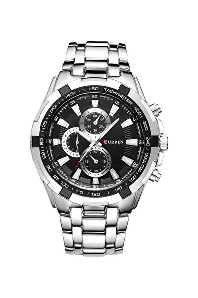 Curren ساعة رجالية تناظرية مقاومة للماء