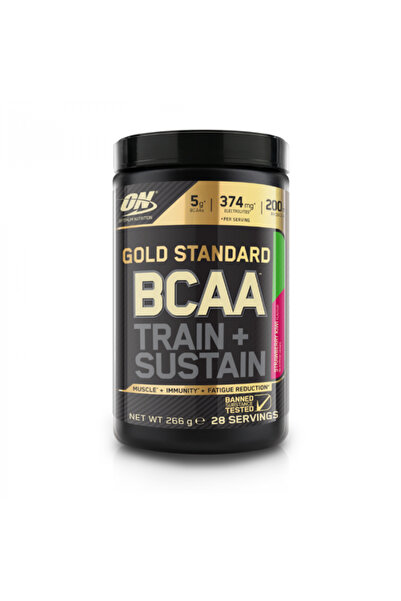 Optimum Nutrition Gold Standard BCAA Train Sustain 266 g căpșuni kiwi