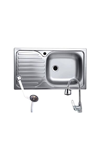 Raulconstruct Set chiuveta blat+ baterie lebada flexibila + sifon scurgere ,i...