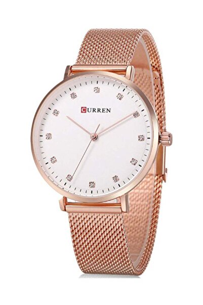 Curren Women's Metal Analog Watch 9023 - 30 mm - Rose Gold
