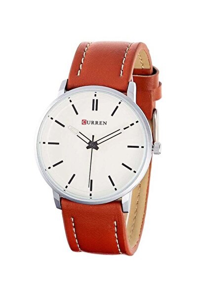 Curren Men's Water Resistant Analog Watch 8233 - 42 mm - Brown