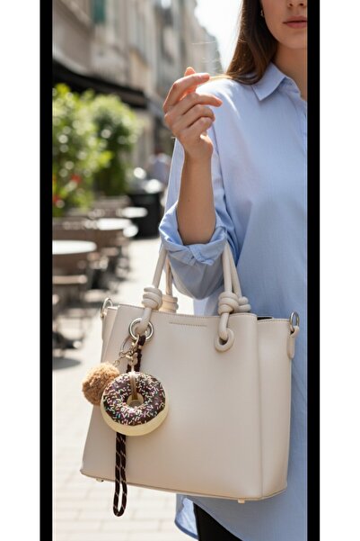 eflanmoda Golden Polo 3-секційна жіноча сумка з аксесуарами для руки та плеча