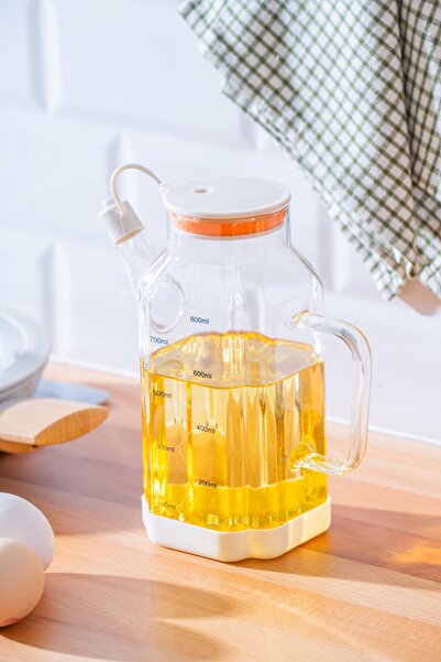 ACAR 8125 Lume Glass Oil Pot White - 800 ml